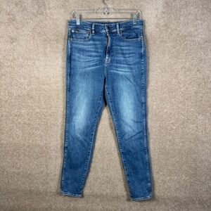 Polo Ralph Lauren Jeans Women 29 Blue Tompkins Skinny High Rise Ankle Denim